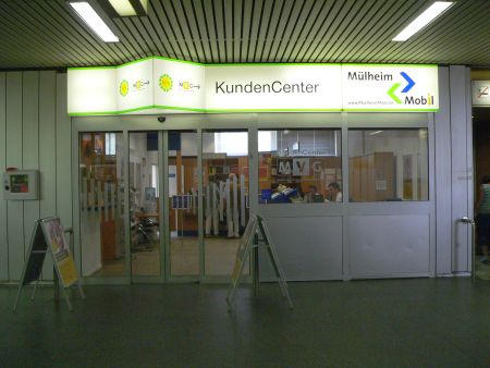 Kundencenter MVG in der Passage zum Hauptbahnhof